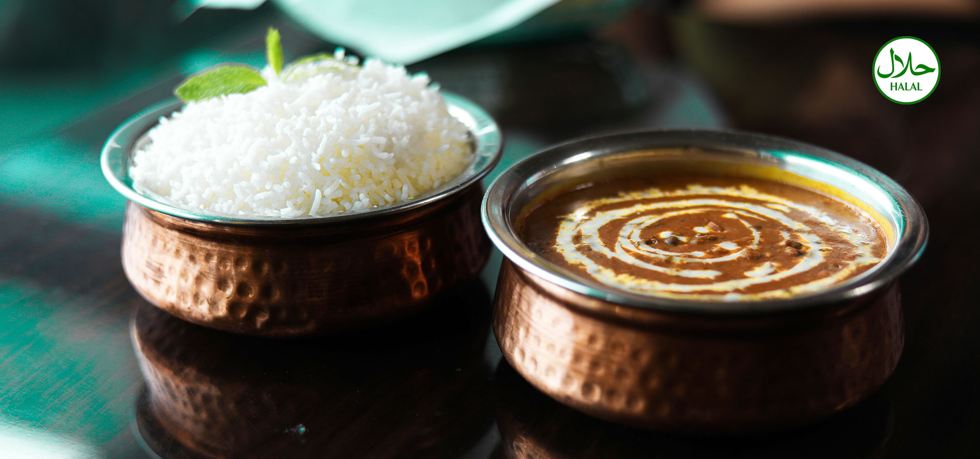 Roti and Curry Culver City - Dal Makhani and White Rice